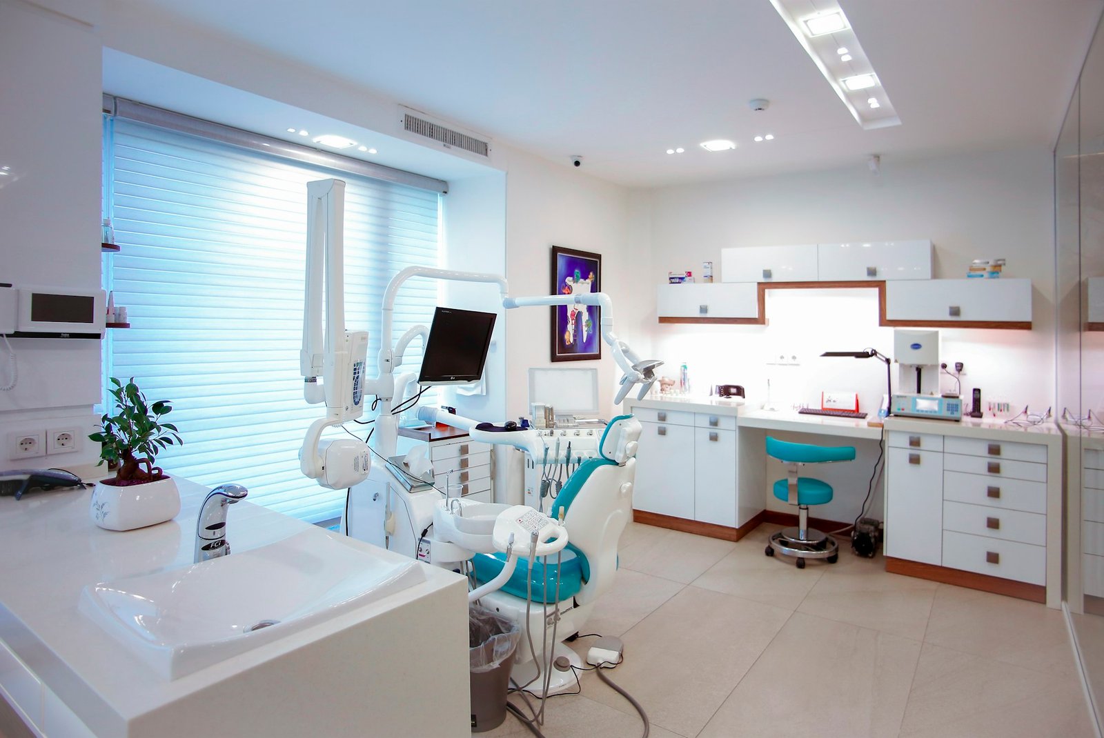 Modern dental clinic interior